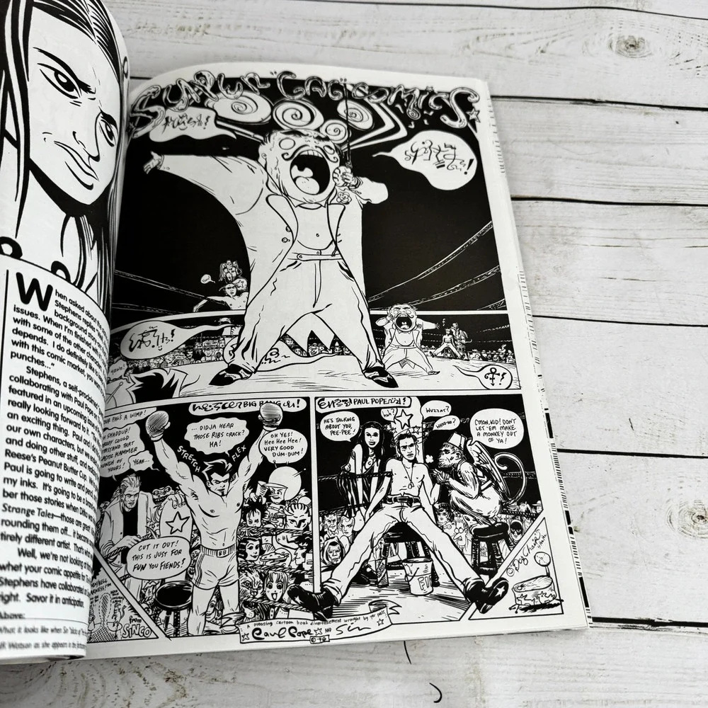 Buzz Buzz Comics Magazine #1‎ 1996 Horse Press Vintage Paperback Illustrated